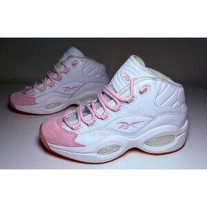 Reebok Women's Question Mid Allen Iverson White/Pink Toe | Size 6.5